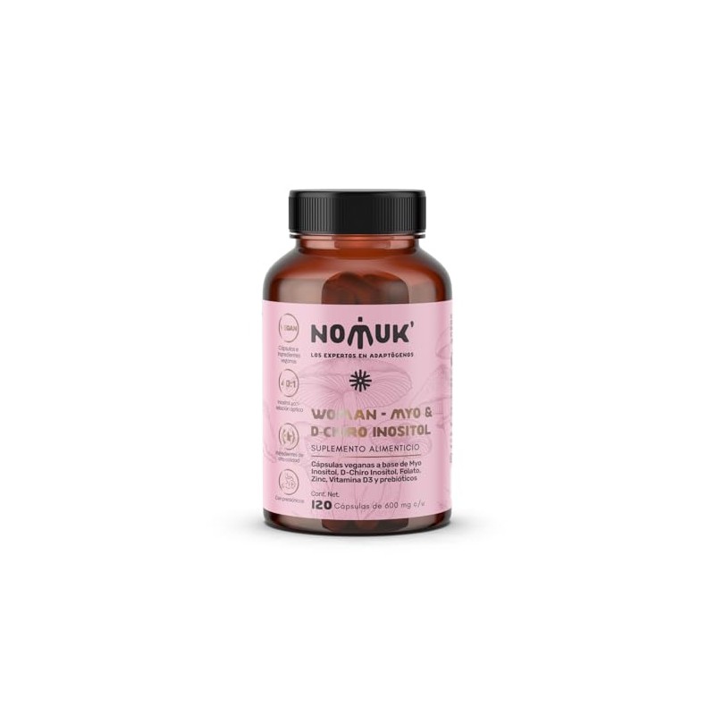 Myo Inositol Chiro Vitamina Zinc Selenio Complejo Mujer Acido Folico