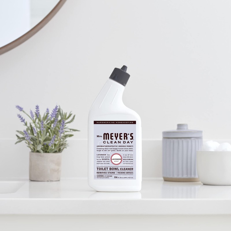MRS. MEYER'S CLEAN DAY Liquid Toilet Bowl Cleaner, Stain Removing,