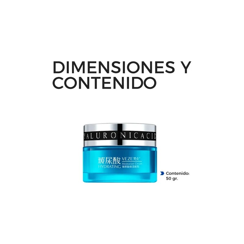 Crema De Acido Hialurónico Antiarrugas Veze - Piel Mixta