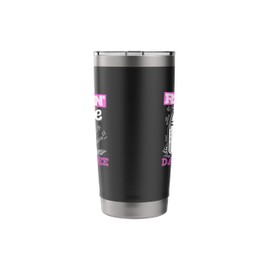 Rockin' the Dairy-Free Life Funny Cow Lactose Intolerance Stainless Steel Insulated Tumbler