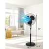 BLACK+DECKER 18-Inch Stand Fan with Pedestal Base, Height Adjustable Pedestal