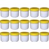 15 ointment containers, cream containers, flat ointment jar, 25 ml