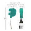 palm grasp spoon & fork elephant