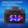 12V DC Digital Freezer Thermostat, Digital Display Microcomputer Temperature Controller