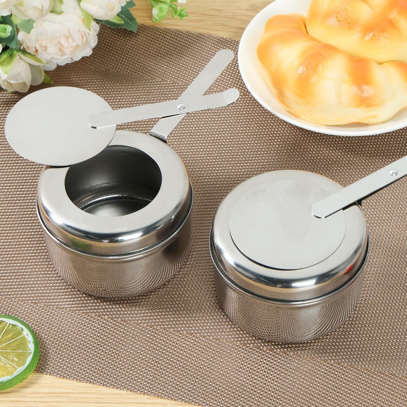 6Pcs Stainless Steel Chafing Dish Fuel Cans, Chafing Fuel Holders