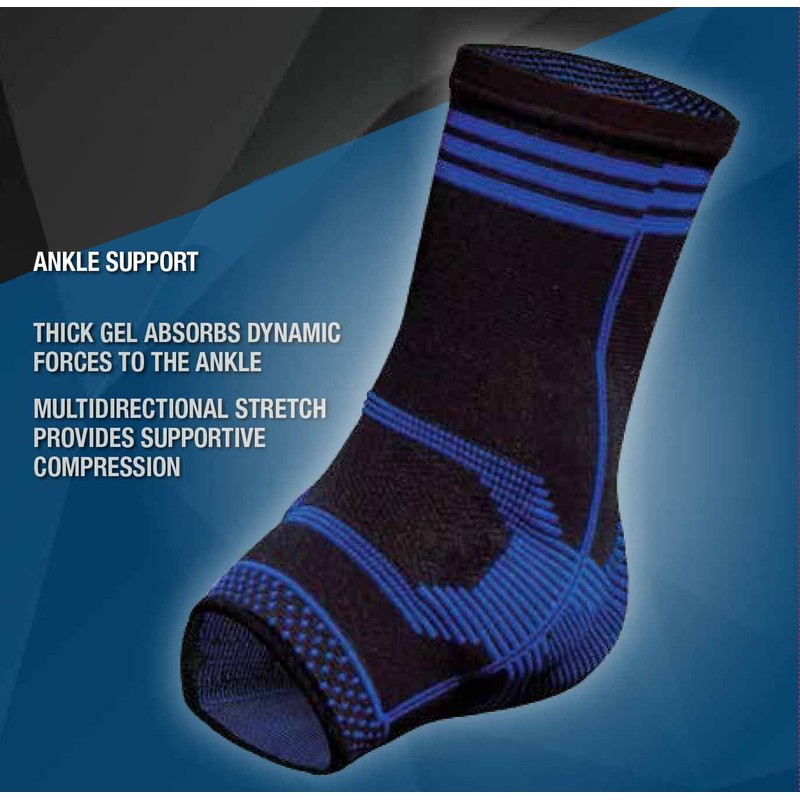 Pro-Tec Athletics Gel-Force Ankle Support, Compression and Stability with Supportive