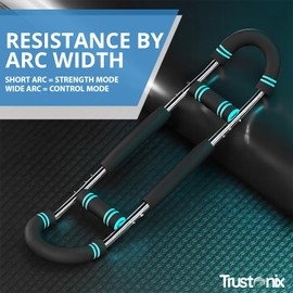 Trustonix - Twister Arm Trainer | Chest Exerciser for Men | Chest & Arm Trainer | All-in-One Arm & Chest Trainer | High Strength Metal Spring| High Resilience & No Deformation| Dual-Grip Handles