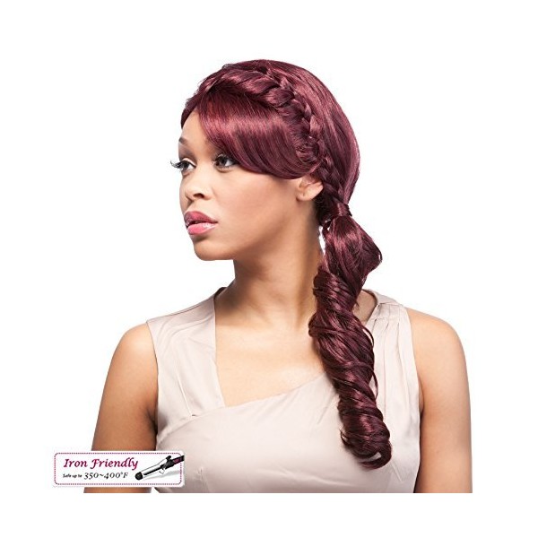 It's a Wig Braid Lace Front Wig - UPTOWN (PURPLE RED) by It's a Wig