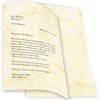Writing Paper Marble & Structure Marble Light Yellow DIN A4
