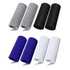 Sumin 8 Pieces 6 Inch Wrist Sweatband Sports Wristbands Tennis