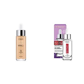 LOréal Paris Serum rellenador con color y ácido hialurónico, True Match, Tono 4-5 Medium  Serum Facial Anti Arrugas Acido Hialuronico Revitalift      
