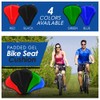 Fundas de asiento de bicicleta de gel de cebolla azul