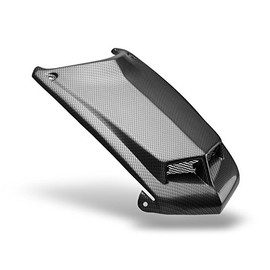 Maier USA Dominator Scooped Hood Compatible/Replacement for Honda TRX450R - Pearl White Carbon Fiber - 50975-31