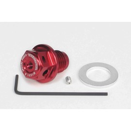Special Parts Takekawa 02-09-0025 Aluminum Drain Bolt with Neodymium Magnet, Red, M12XP1.5