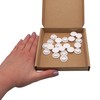 SKIR'CO (20 pcs) White Plastic Hole Plugs 14 mm, Plastic