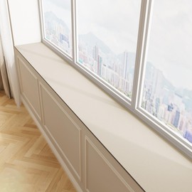 Acidea Diatomaceous Earth Mat for Windowsill, 3.9in x 114in Long Super Absorbent Rubber Backed Non-Slip Windowsill Mat, Quick Drying Easy to Clean Cuttable Absorbent Pad