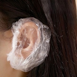 ( ) Disposable ear cap 100P dyed vinyl ear protection cover / ( )일회용이어캡 100P 염색비닐 귀보호커버
