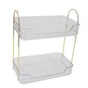 Double Layer Makeup Stand Modern Light Luxury 2 Tier Makeup