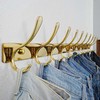 SKOLOO Wall Mounted Coat Rack - 10 Hooks, Heavy Duty,