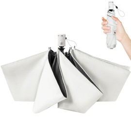 Parasol Folding Umbrella 【2025 Latest 310T High-Density Fabric UV Cut 100% Light Blocking Ultra Lightweight Strong Wind-Resistant Bones】Suitable for Both Sunny and Rainy Weather Summer Shield "UV Cut