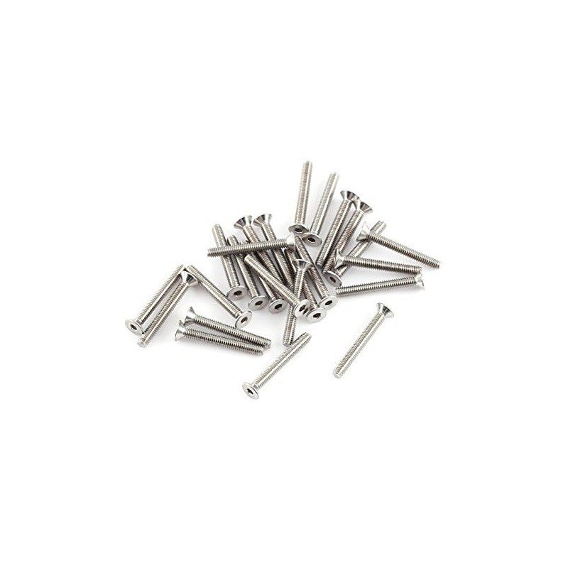 Tornillos M2.5 acero inoxidable 300pcs A2 hexagonal con surtido de
