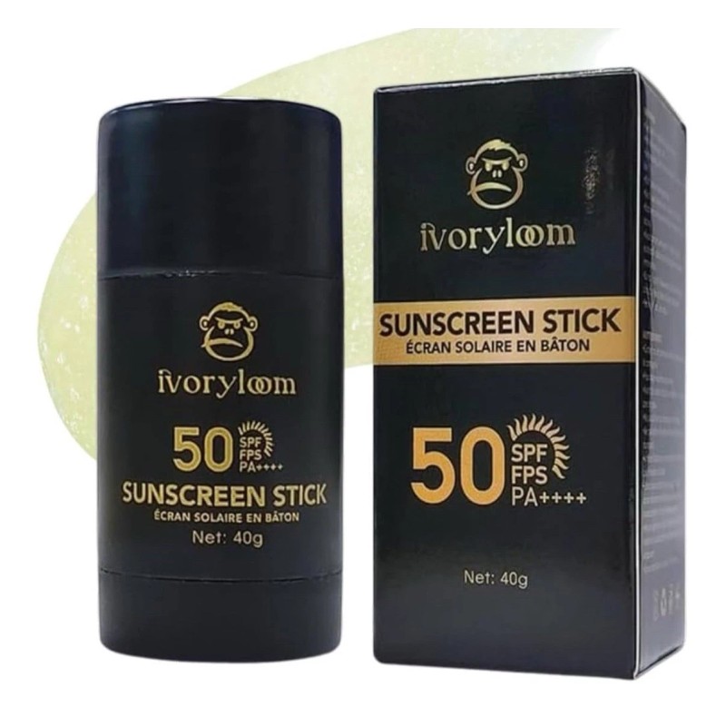 Ivoryloom Sunscreen Stick 50 SPF 40g NEW Water resistant Hypoallergenic