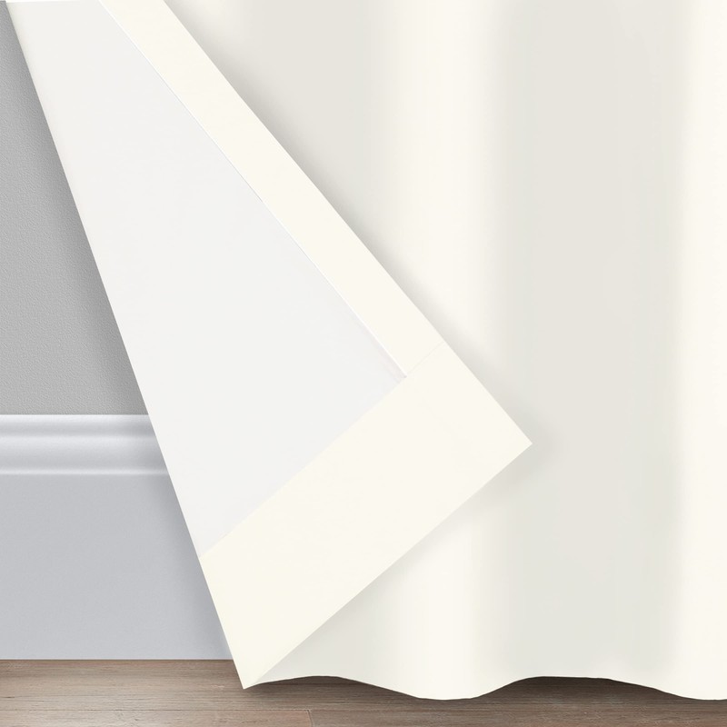 Eclipse 10708042X084WHI Microfiber Thermal Blackout Panel, 42" x 84", White