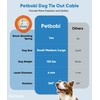 Petbobi Dog Tie-Out Cable 20ft - Heavy-Duty 4mm Metal Cable