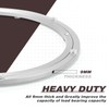 JaGely 2 Pack 14 Inch Lazy Susan Hardware Aluminum Alloy