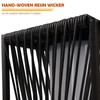 Solar Yard Outdoor Solar Floor Lamp Resin Wicker Solar Light