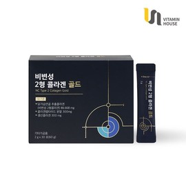 Vitamin House 1 Box of 30 Non-denatured Type 2 Collagen Gold (2026-09-01) / 비변성 2형 콜라겐 골드 30포 1박스(2026-09-01)