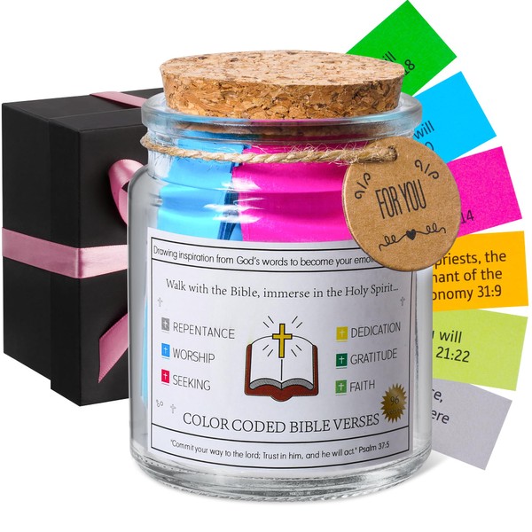 WMWXNNT Bible Verse Jar, Read Me When Bible Verses Jar,