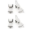 heyous 4pcs Stainless Steel Wet Canvas Clips Hold 2 Canvas