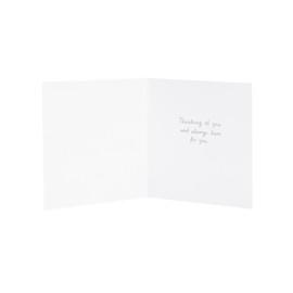 UK Greetings | Thinking of You Card | Condolences/Bereavement | Her/Him | Brighter Days Design | With Envelope | 165 x 165 mm