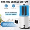 Silicone filter cartridge plugs are compatible with Berkey® water filters