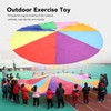 Kids Rainbow Parachute Physical Exercise Sensory Training Kindergarten Outdoor Group