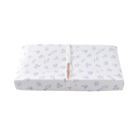 TADO MUSLIN Changing Pad Cover for Baby Girls Boys - 100% Organic Cotton Muslin Changing Pad Sheets with Secure 360° Elastic Fit, Ultra-Soft for Delicate Skin, 2 Pack