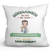 Mugffins Cushion with Filling with Saying for CHIROPRAKTIKER Mann –