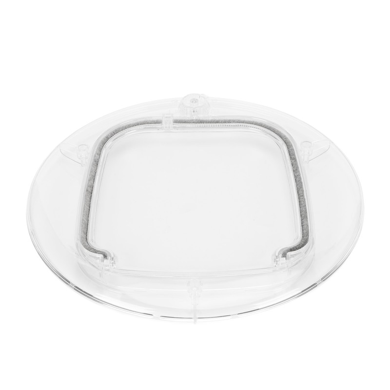Cat Door for Interior Exterior Doors Transparent 4 Way Locks