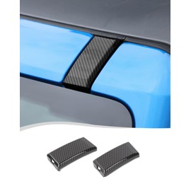 Voodonala Roof Screw Molding Cover Windshield Pillar Replacement Compatible with Ford Bronco 2Door 4Door 2021-2025, Carbon Fiber