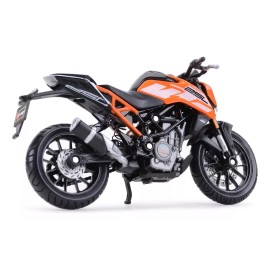 Bburago Ktm 250 Duke Escala 1/18 Marca Bburago Motocicleta Colección Color Naranja