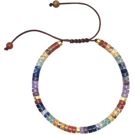 Vyooxcy Chakra Bracelets for Women，7 Chakra Bracelet Crystal Beaded Healing Bracelet for Women Spiritual Bracelets ，Healing Crystals Meditation Relax Women Anxiety