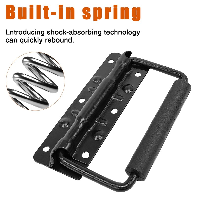 HBEJGHHO 2 Pack 4.9 Inch Heavy Duty Spring Loaded Handles,