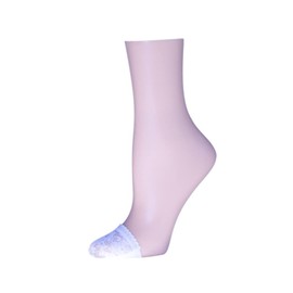 MeMoi Floral Lace Toe Covers, Blanco, Talla única