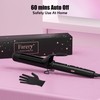 Farery 1.5 inch Curling Iron For Long Hair, Lightweight Long