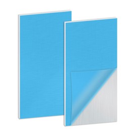 LAVMHAB 2 Pcs 1.5mm Thick Aluminum Sheet, 300mm x 150mm Aluminum Plate Square Metal Plates for DIY Crafts, Industry Welding, Grade 6063