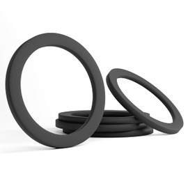 KKMSEALS EPDM 2 Inch Sealing Rings - Rubber Rings Seal Set - Flat Seal Rubber Tap Seal - Seals Sanitary Washers Set - Rubber Seal (5 Pieces, 56 x 44 x 2 mm)