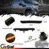 GSOWO 4 PCS Smoked LED Side Marker Light for Sierra