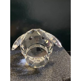 New Glass Crystal Figuerines Collectible Cute Pig Head Animal