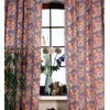 Boho Curtains (1 Pair) with Loops, Hand Printed Ethnic Style
